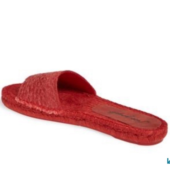 NWOT Free People Beach Fro t Espadrille in Red - Picture 3 of 8